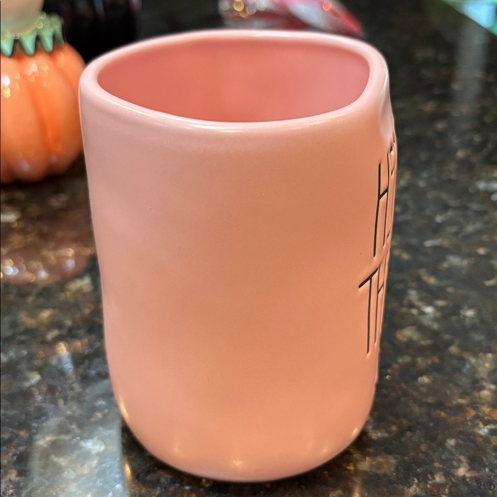 Rae Dunn Here For The Boos 👻 Pink Halloween Mug - Picture 6 of 7